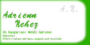 adrienn nehez business card
